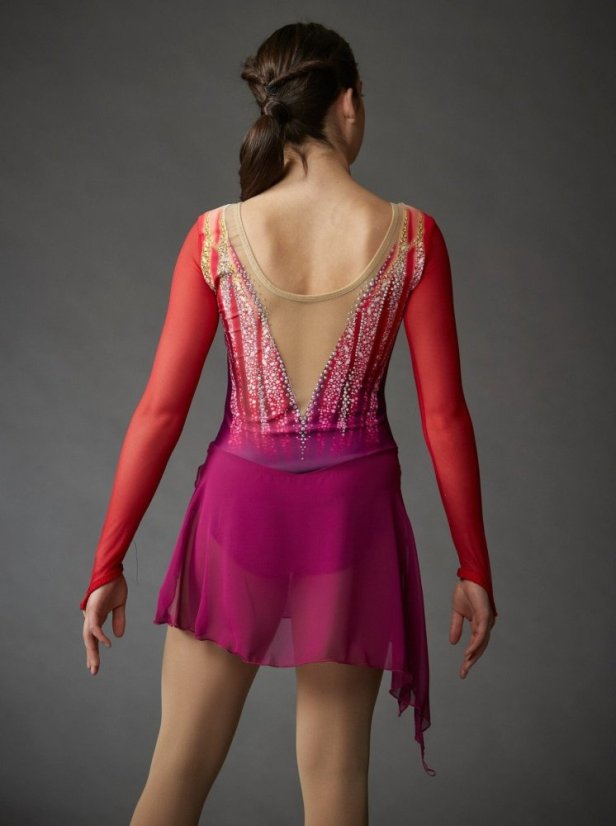 cyberpunk fashion dress Magenta Sequin Dress | A-line Dresses