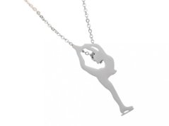 Figure skater pendant chain