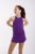 Purple sleeveless dress