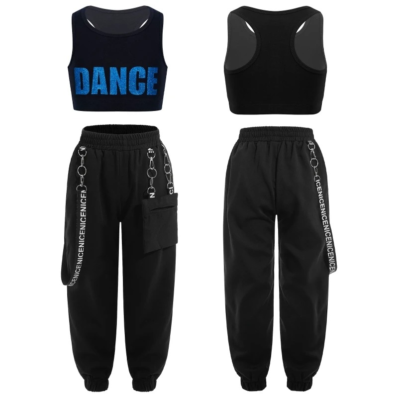 hip hop crop top and pants set | zendaya