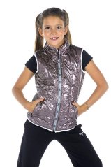 Reversible Puffer Vest White