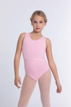 Klasický baletný trikot s opaskom pre dievčatá