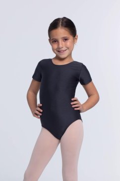 Dievčenský trikot s krátkym rukávom - lesklá Lycra