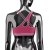 Cross Back Sports Bra Pink
