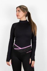 Open Back športový top Black