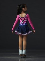 Competition Dress Flora Pink Beaded