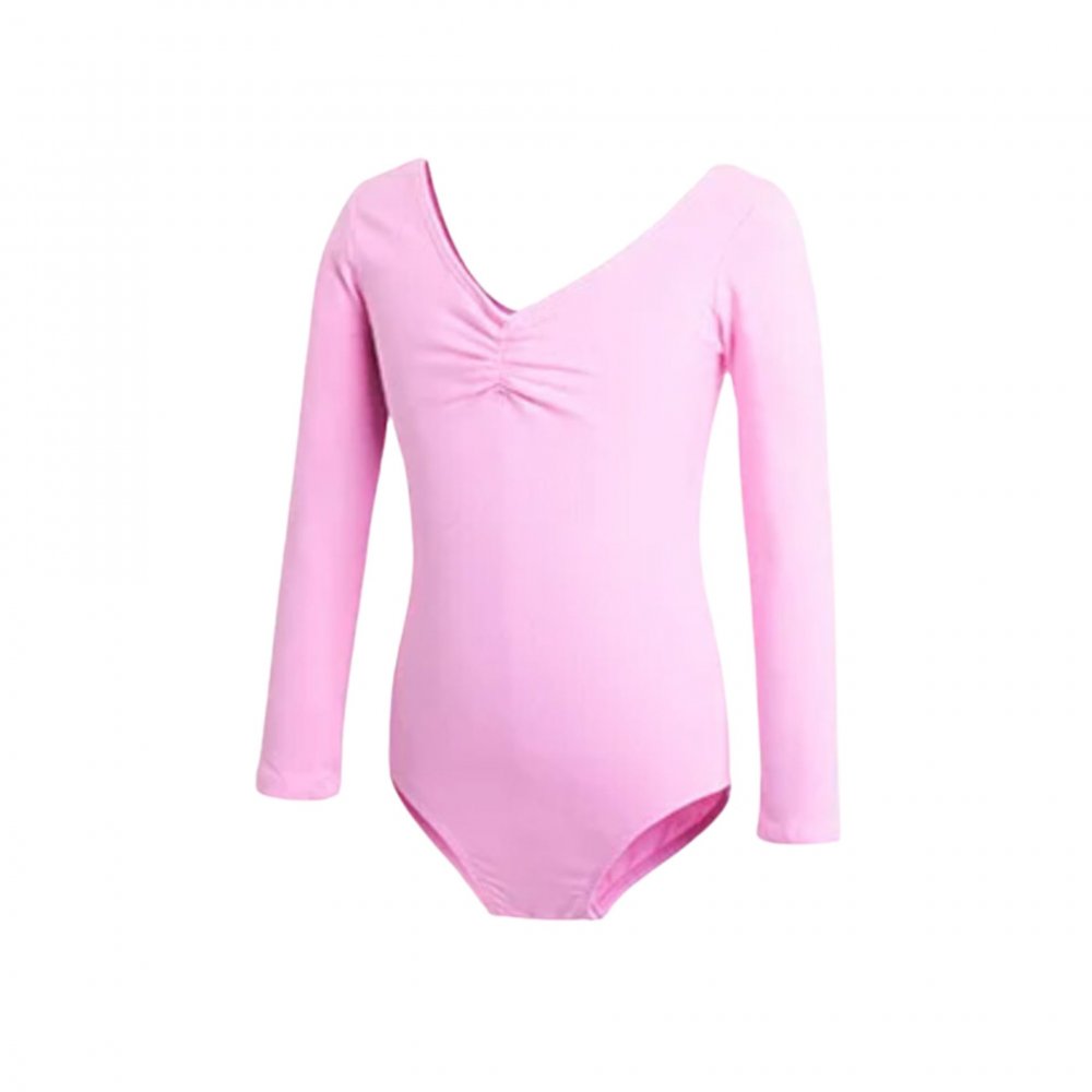 Pink Ballet Gymnastics Long Sleeve Dance Leotard | Zendaya Princess ...