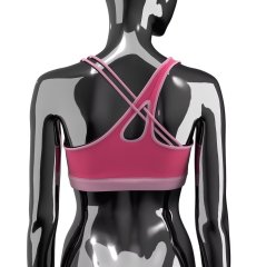Športová podprsenka Cross Back Pink