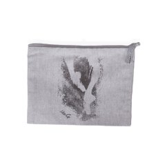Woven Pochette with Nylon Zip
