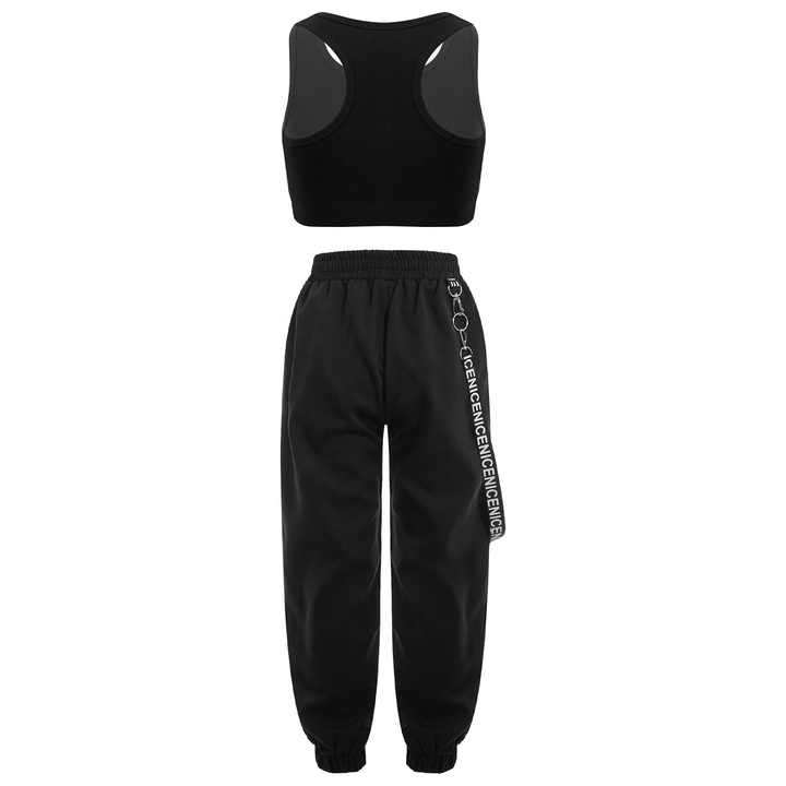 hip hop crop top and pants set | zendaya