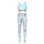 Crop top a legíny Stella