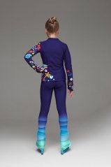 Figure Skating Outfit Two Pieces Set - Night Lilly