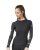 Microfibre long-sleeve t-shirt with crystals on the sleeves