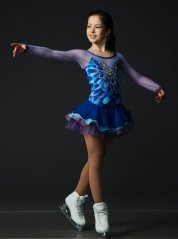 Competition Dress Flora Royal Beaded