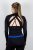 Open Back Sports Top Black