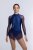 Blue figure skating dress