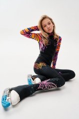 Figure Skating Outfit Two Pieces Set Monarch