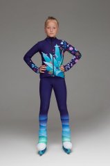 Figure Skating Outfit Two Pieces Set - Night Lilly
