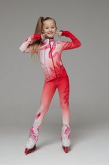 Figure Skating Outfit Two Pieces Set Flamingo