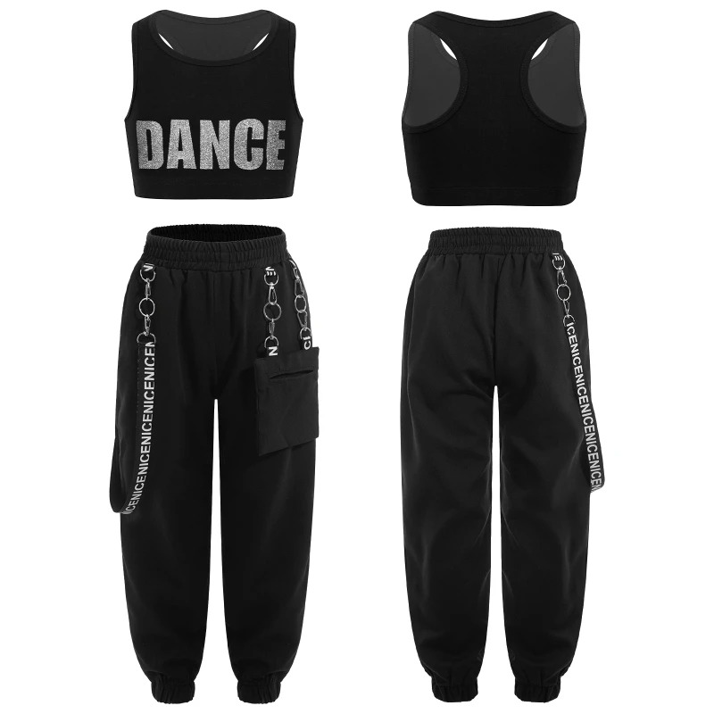 hip hop crop top and pants set zendaya