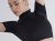 Crop top with high collar and tulle detail