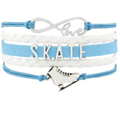 Infinity-Eiskunstlauf-Armband Skate