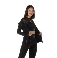 Kristallschwarze Jacke