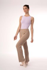 Long Knitted Pants with Elastic Waistband Fernande