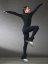 Schwarze Leggings mit hoher Taille von Fetex