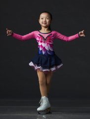 Competition Dress Flora Pink Beaded