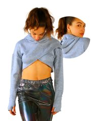 Crop Shrug Hoodie