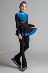 Girls' Figure Skating Thermo Overall with Skirt - Ice Torella