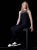 Competition jumpsuit with crytals