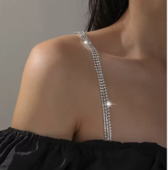 Verstellbare Träger mit Strass für BH oder Top