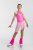 Figure skating dress with asymmetrical skirt