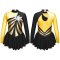 Eiskunstlaufkleid mit Blumenapplikation