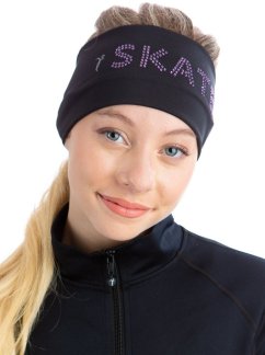 Čierna čelenka skate Purple