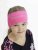 Mädchen mit rosa Stirnband zum Eiskunstlauf