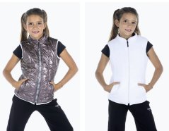 Reversible Puffer Vest White