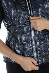 Reversible Puffer Vest Black