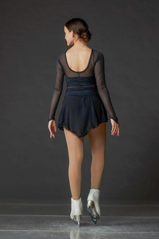 Black Long Sleeve Dress | Crop Top Effect | Zendaya