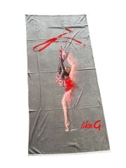 Beach Towel with Gymnast Motif – Like G