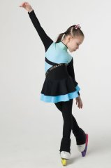 Girls' Figure Skating Thermo Overall with Skirt - Lina Jade