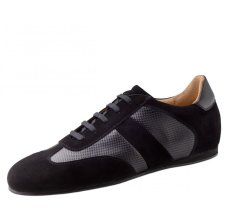 Suede leather black sneaker Bari by Werner Kern Suede leather black sneaker Bari by Werner Kern