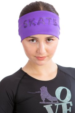 Fialová čelenka SKATE