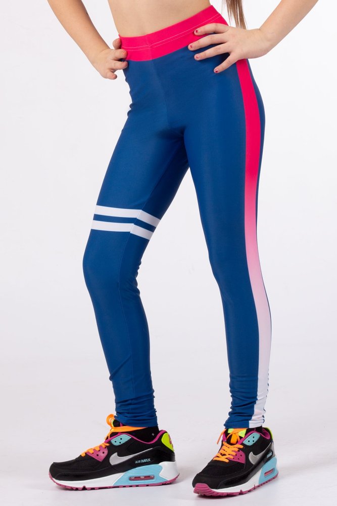 sporty colorful elastic leggings Zendaya Size: 140