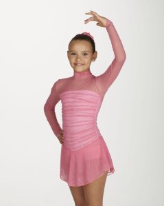 Soutěžní šaty s krystaly Mars Pink