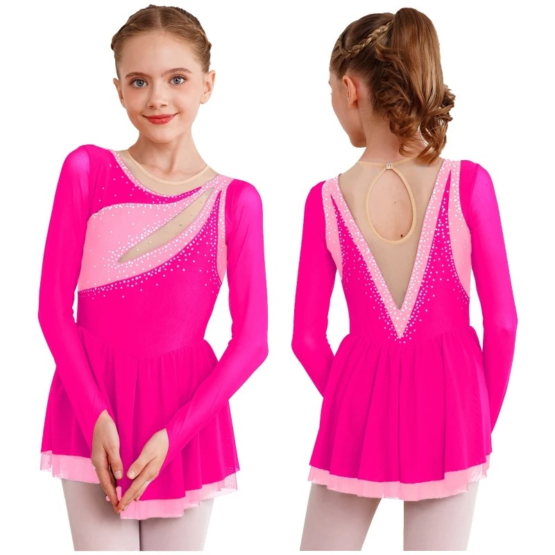 Kids Girls Dance & Skating Dress for Ages 6-16 | zendaya